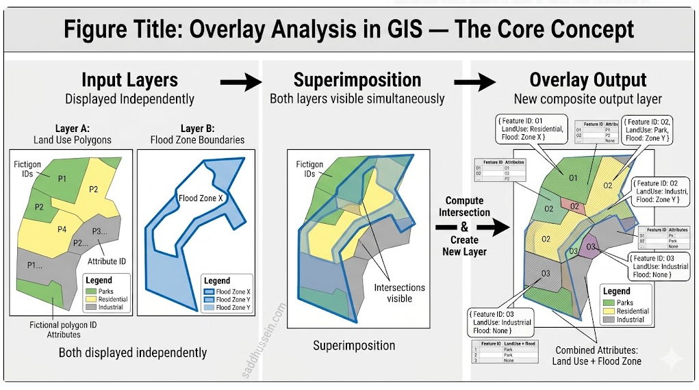 Overlay Analysis in GIS — The Core Concept